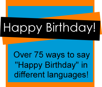 happy birthday wishes in different languages